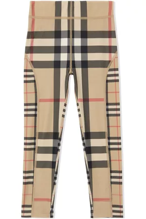 Burberry Vintage Check-pattern leggings