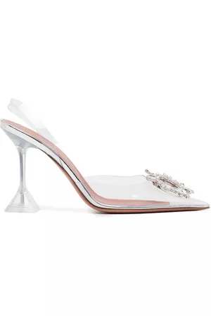 Amina Muaddi Begum 95mm transparent pumps