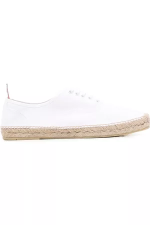 Thom Browne Heritage jute sole low-top sneakers