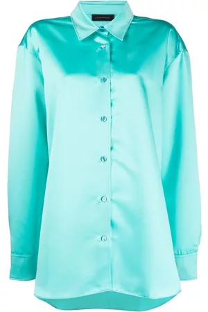 The Andamane Oversized satin shirt