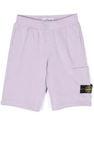 Stone Island Logo-patch track shorts