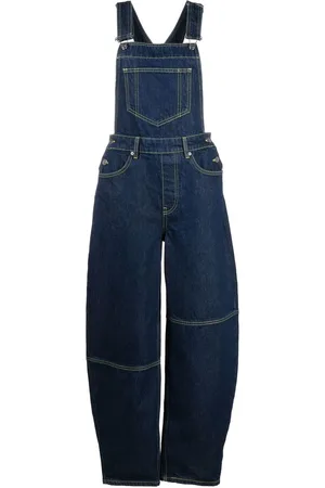 Ganni Women Dungarees - Wide-leg dungarees