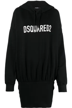 Dsquared2 Logo print hooded dress
