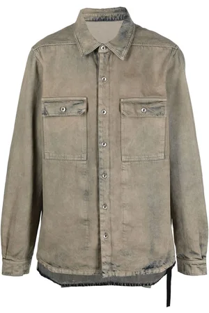 Rick Owens Stonewashed denim shirt