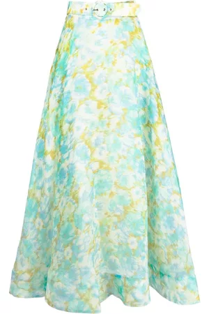 ZIMMERMANN High Tide floral-print maxi skirt