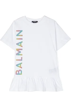 Balmain Logo-print T-shirt dress