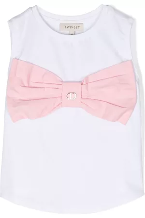 Twin-Set Bow-detail crew neck vest