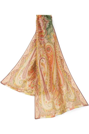Etro Paisley pattern-print scarf