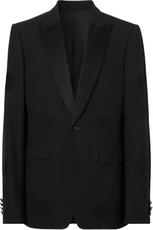 Burberry Oak Leaf Crest jacquard tuxedo jacket