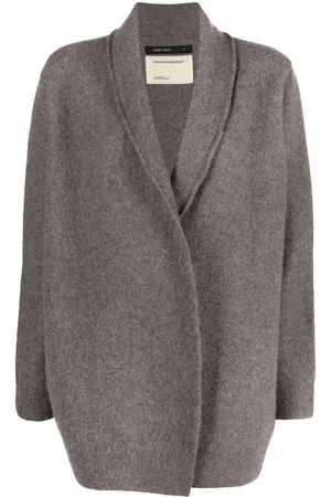 Frenckenberger Felted-finish cashmere cardigan