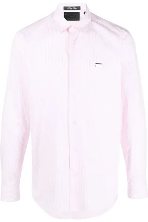 Philipp Plein Graphic-print striped shirt