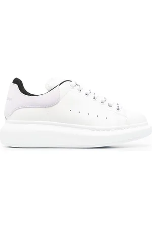 Alexander McQueen Oversized Crystal-embellished Sneakers - White