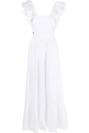 Philipp Plein Ruffle-detail maxi dress