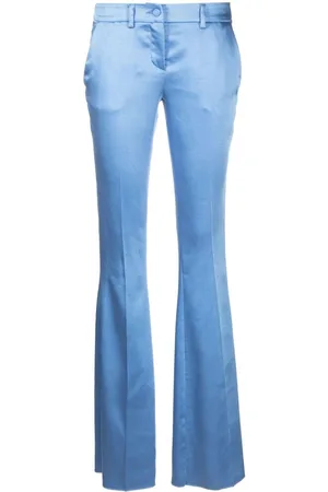 Philipp Plein Flared satin trousers