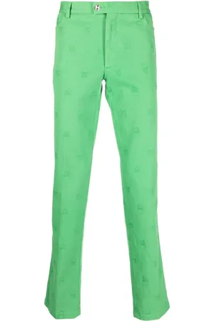 Philipp Plein Skull embroidery straight-leg jeans