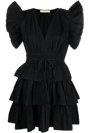 ULLA JOHNSON Camilla tiered minidress