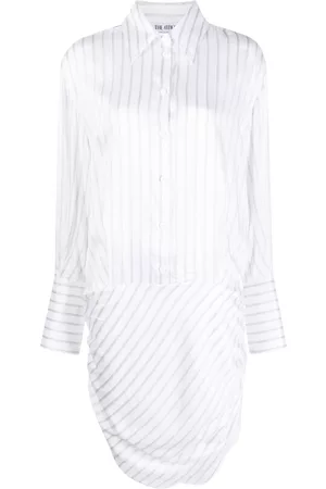 The Attico Hatty striped shirtdress