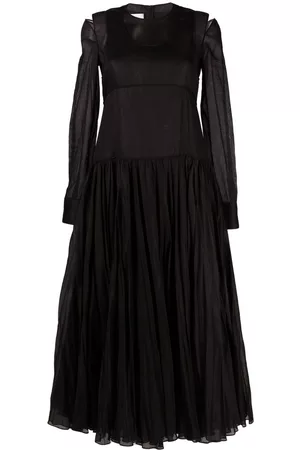 Jil Sander Pleat-detail midi dress