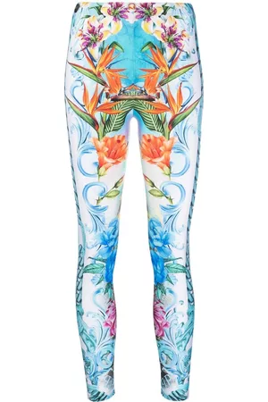 Philipp Plein Hawaii graphic-print leggings