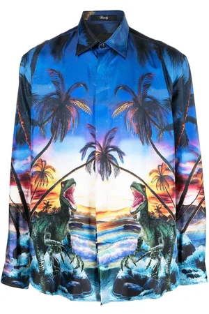 Philipp Plein Hawaii printed shirt