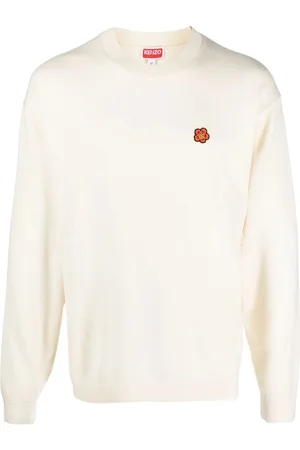 Kenzo Flower-patch crew-neck sweatshirt