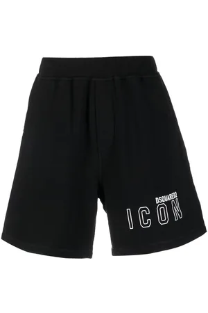 Dsquared2 Logo print cotton track shorts