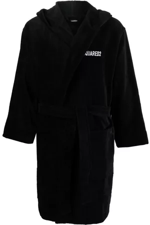 Dsquared2 Logo-detail hooded bathrobe