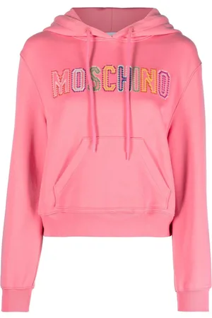 Moschino Embroidered-logo hoodie