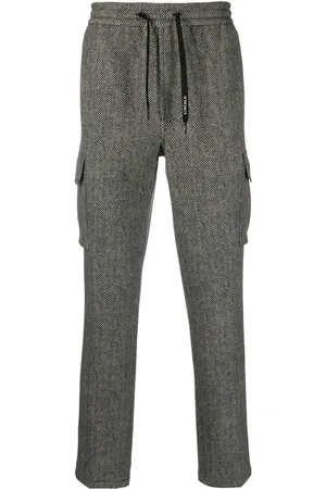 Circolo Drawstring-waist cargo trousers