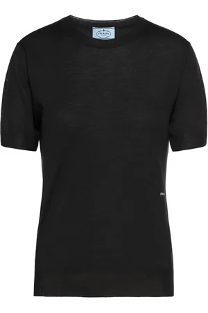 Prada Logo-embroidered wool jumper