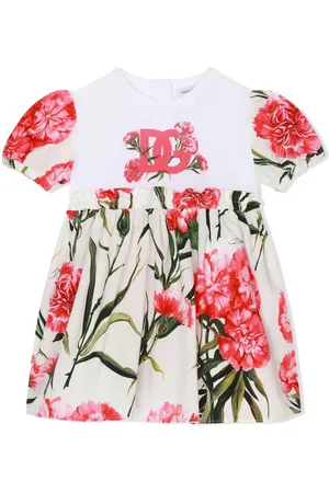 Dolce & Gabbana Logo-print floral dress