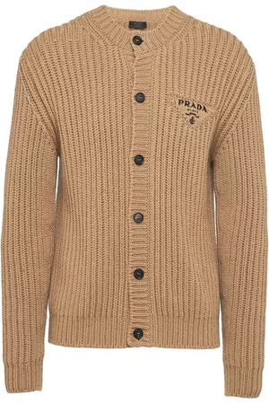 Prada Men Cardigans - Cashgora knitted cardigan