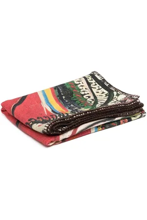 Givenchy Illustration-print wool blanket