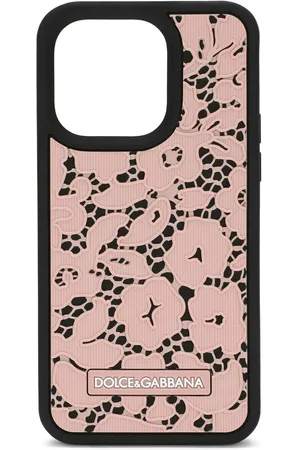 Dolce & Gabbana Floral-lace iPhone 14 Pro case