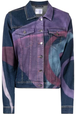 Madison.Maison Graphic-print denim jacket