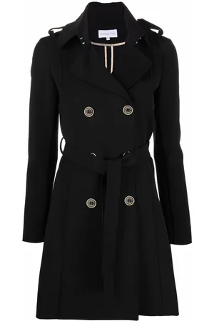 Patrizia Pepe Double-breasted belted trench coat