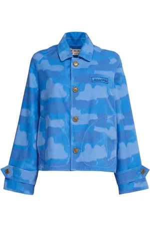 Marni Cloud-print boxy-cut jacket