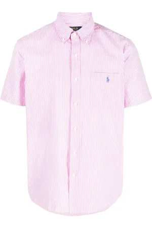Ralph Lauren Logo-embroidered striped shirt