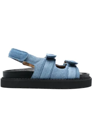 Isabel Marant Madee denim slingback sandals
