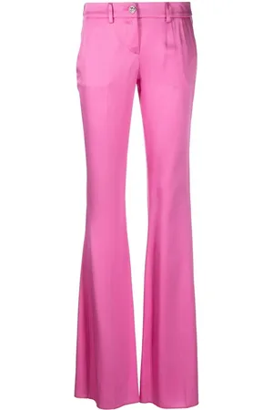 Philipp Plein Flared satin trousers