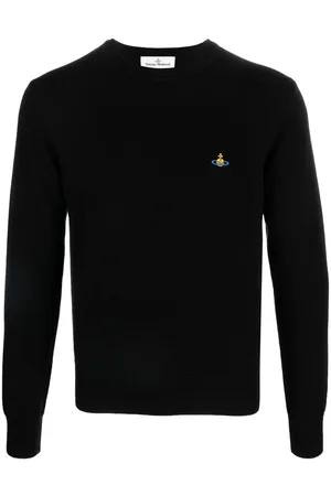 Vivienne Westwood Orb-embroidered fine knit jumper