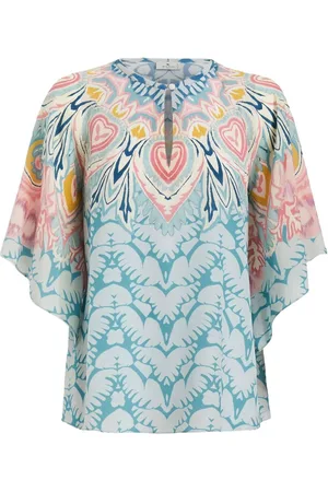 Etro Graphic-print silk blouse