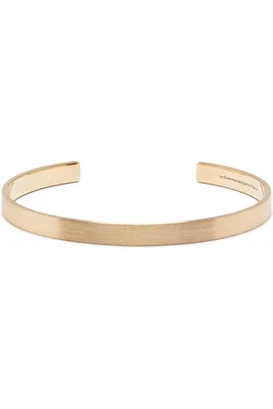 Le Gramme 18kt yellow 21g brushed ribbon bracelet