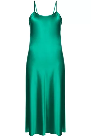 Voz Silk-satin slip dress