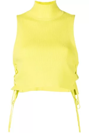 Rokh Lace-up detail vest top