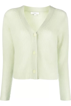 Vince Ribbed-knit V-neck cardigan