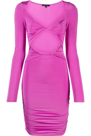 Patrizia Pepe Knot-detail stretch-jersey dress