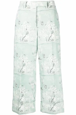 Thom Browne Floral-print Sack trousers