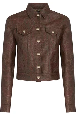 Etro Paisley-print cropped jacket