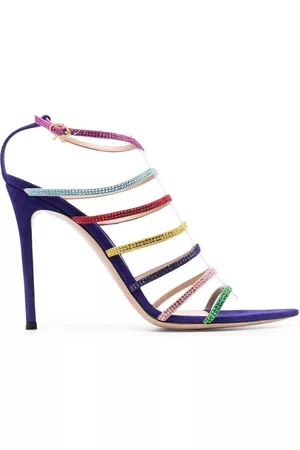 Gianvito Rossi Mirage 105mm crystal-embellished sandals
